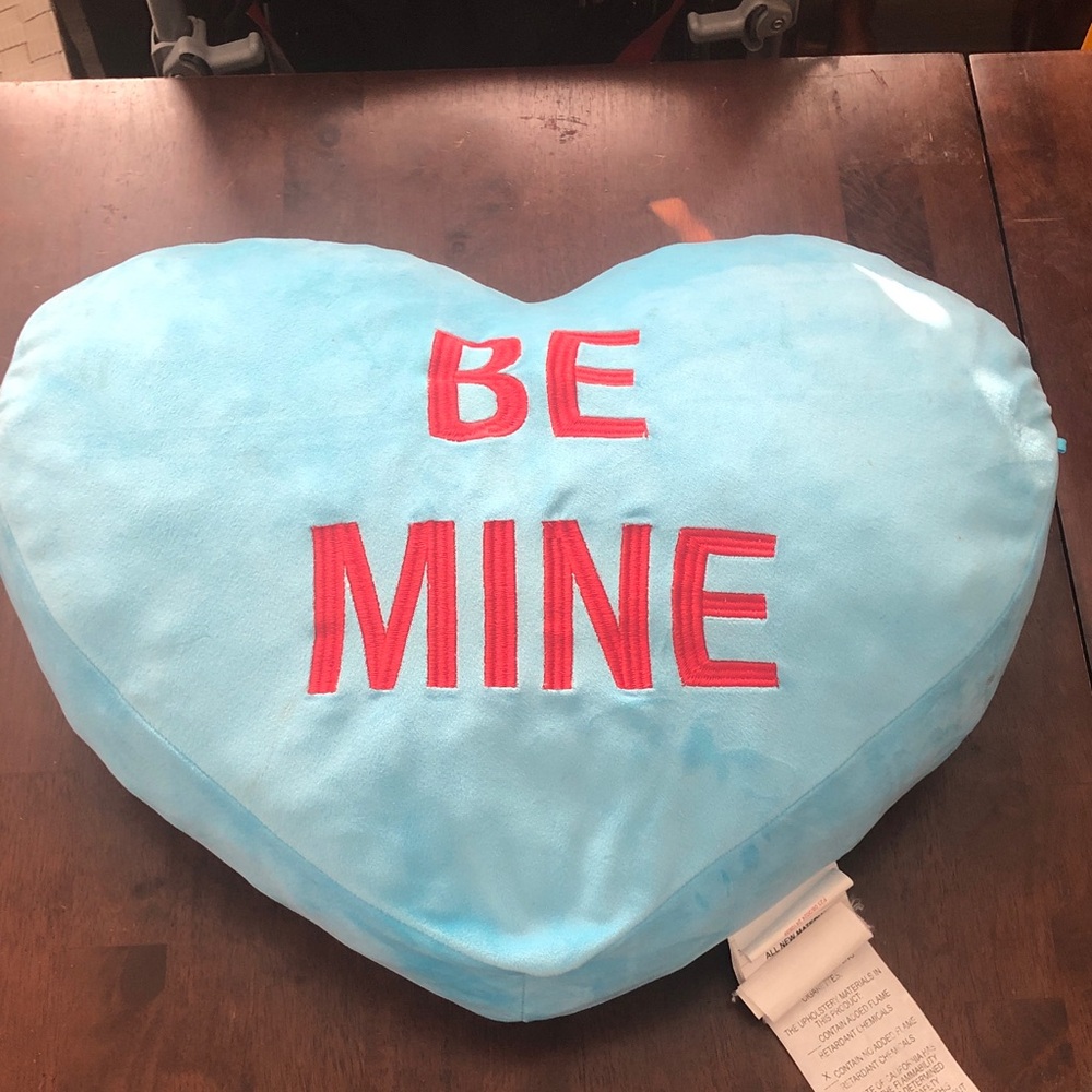 🦇 Sweethearts "Be Mine" Plush Pillow